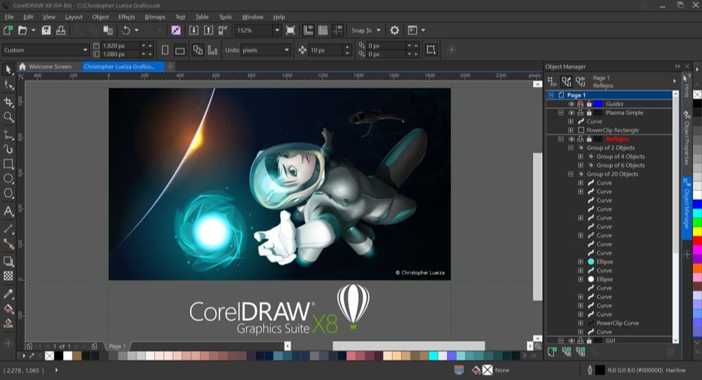 Baixar Corel Draw X8